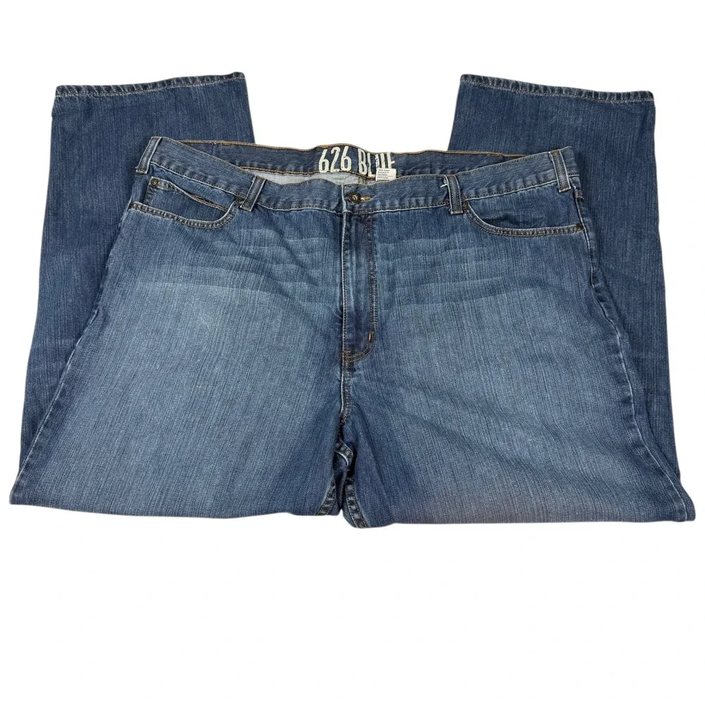 Men's 626 Blue Vintage Surplus Co Jeans 48x32 Relaxed Straight Leg Blue Denim